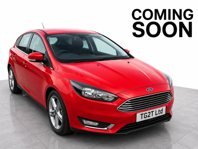 Ford Focus 1.5 TDCi 120 Titanium 5dr Hatchback Diesel Red