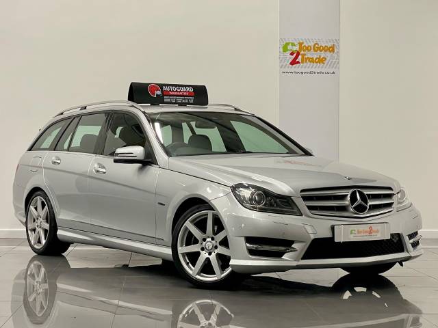 Mercedes-Benz C Class 2.1 C220 CDI BlueEFFICIENCY Sport 5dr Auto Estate Diesel Silver