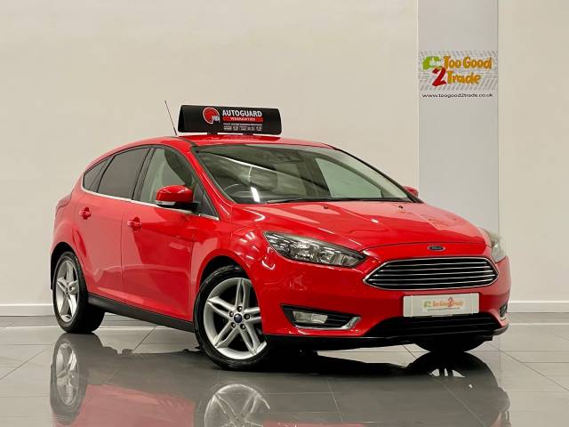Ford Focus 1.5 TDCi 120 Titanium 5dr Hatchback Diesel Red